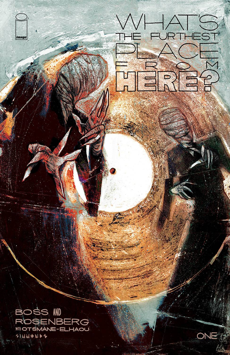WHAT'S THE FURTHEST PLACE FROM HERE? #1 1 in 25 cover by Martin Simmonds.