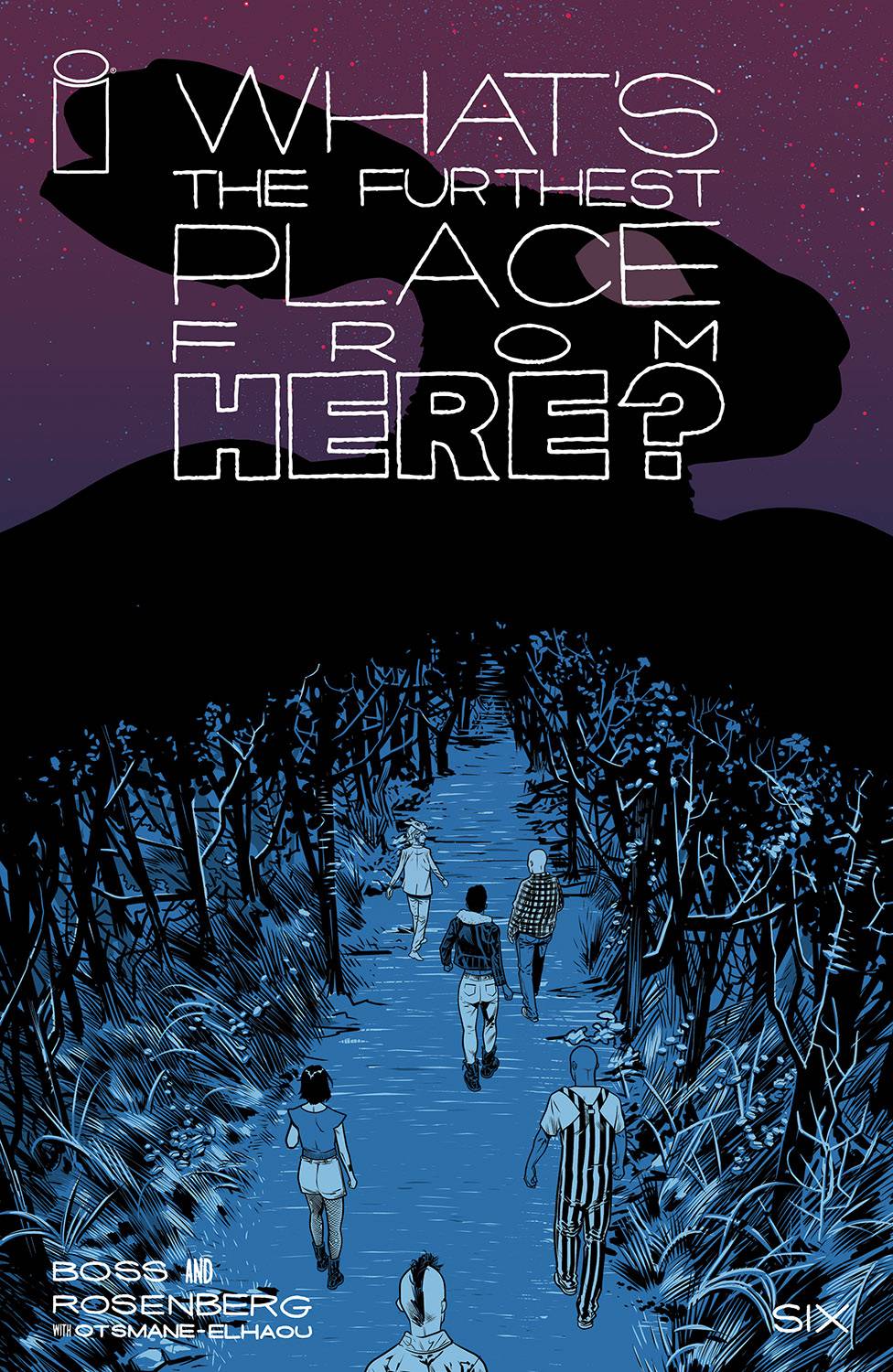 WHAT'S THE FURTHEST PLACE FROM HERE? #5 1 in 15 cover by Josh Hood.