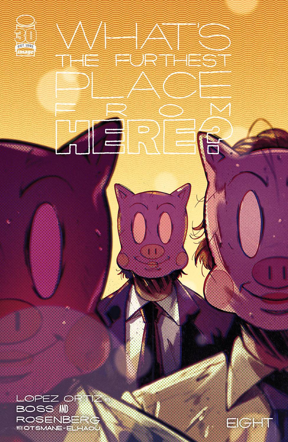 WHAT'S THE FURTHEST PLACE FROM HERE? #8 Cover by Ricardo Lopez Ortiz.
