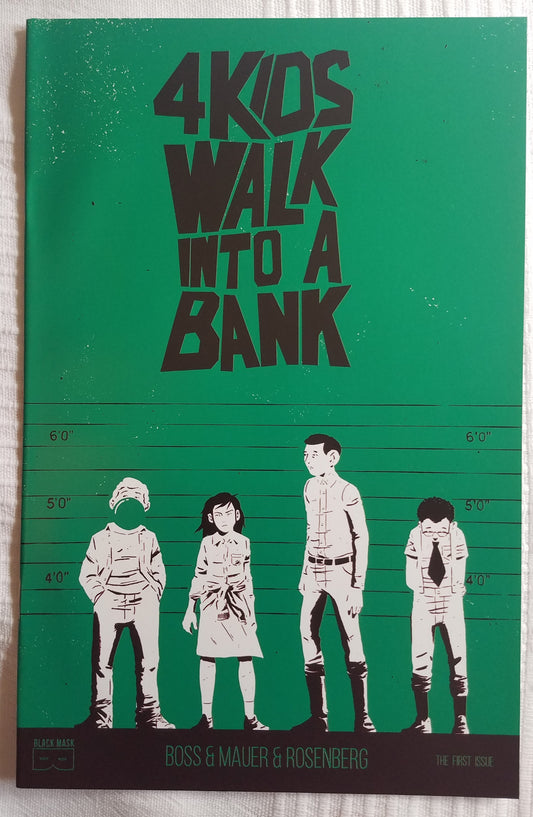 4 KIDS WALK INTO A BANK #1 GREEN Usual Suspects Variant