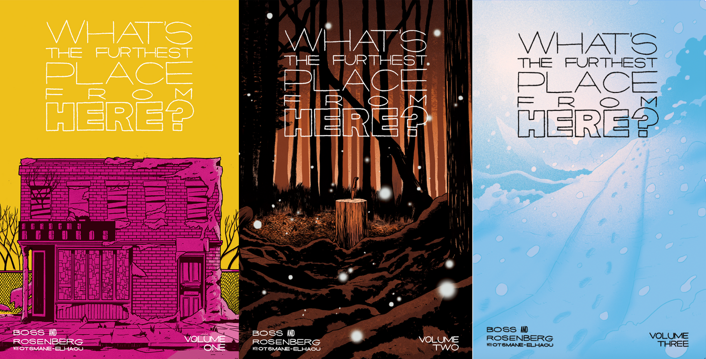 WHAT'S THE FURTHEST PLACE FROM HERE? vol. 1 -3 Exclusive Bundle with Signed Bookplates