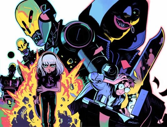 YOU'LL DO BAD THINGS #1 & WE'RE TAKING EVERYONE DOWN WITH US #1 Connecting Cover Set