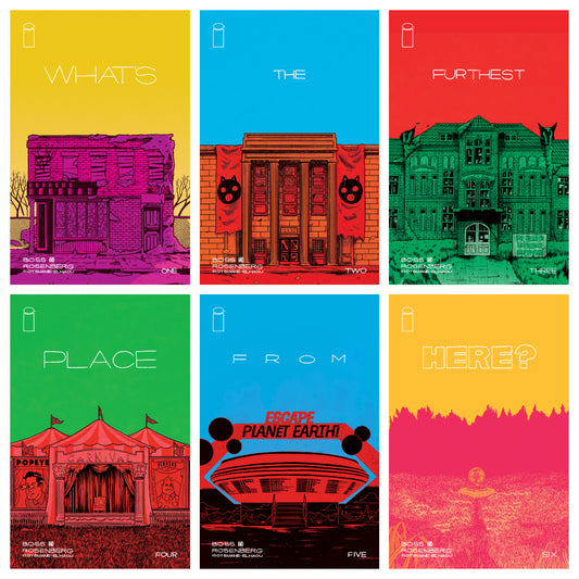 WHAT'S THE FURTHEST PLACE FROM HERE? #1-6 Exclusive Connecting Variant Set
