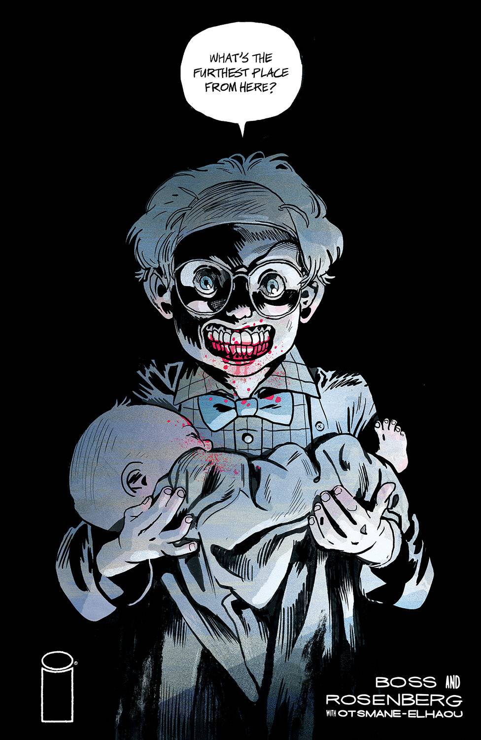 WHAT'S THE FURTHEST PLACE FROM HERE? #3 1 in 25 cover by Michael Walsh.