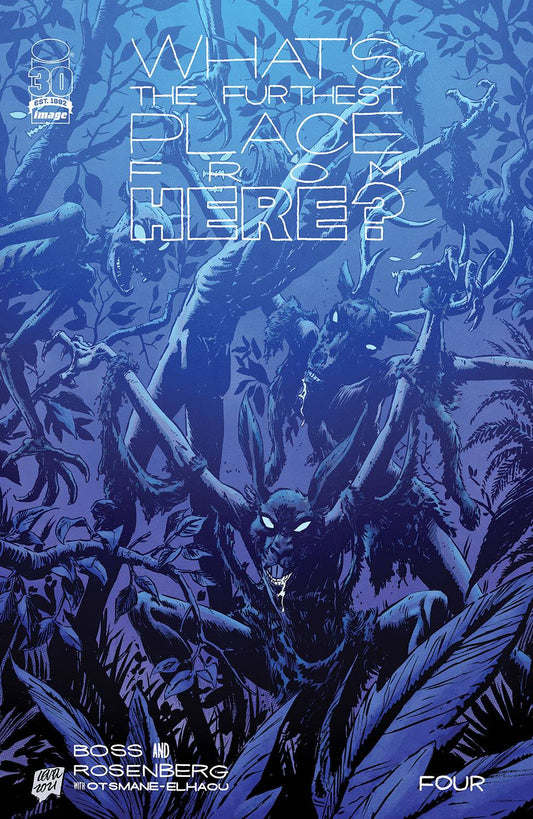 WHAT'S THE FURTHEST PLACE FROM HERE? #4 1 in 25 cover by Brian Level.